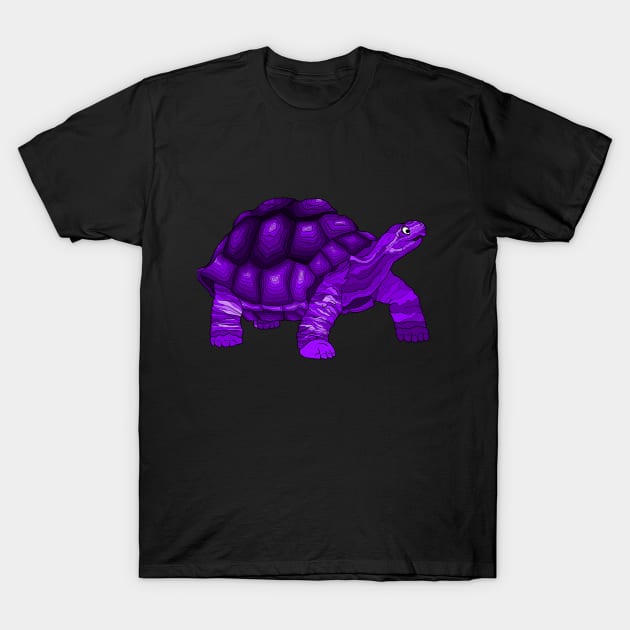 A Purple Turtle T-Shirt by ArtAndBliss